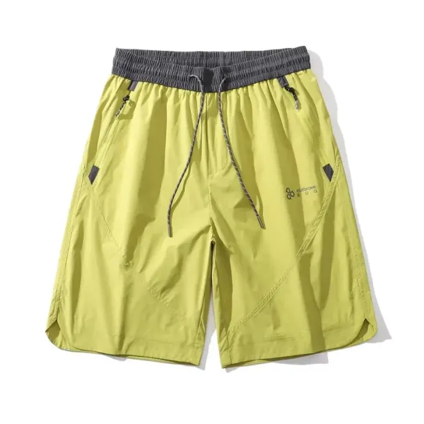 Design Outorave E.D.Q. Quick-Dry Performance Shorts Lime Green Shorts - 9