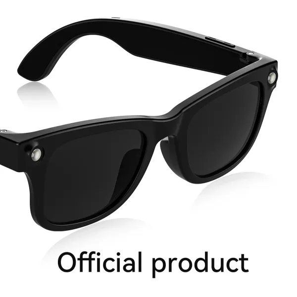 Apple Vision Pro Style Smart Glasses Black Eyewear - 27
