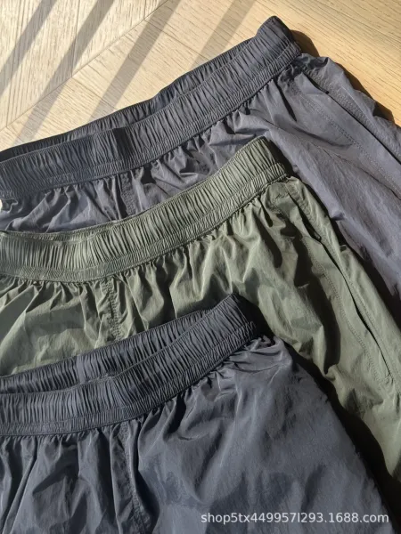 Design Minimalist Nylon Shorts Black - 9