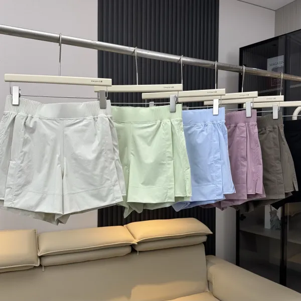Design Umigio / U Pleated Waist Shorts Lavender Shorts - 5