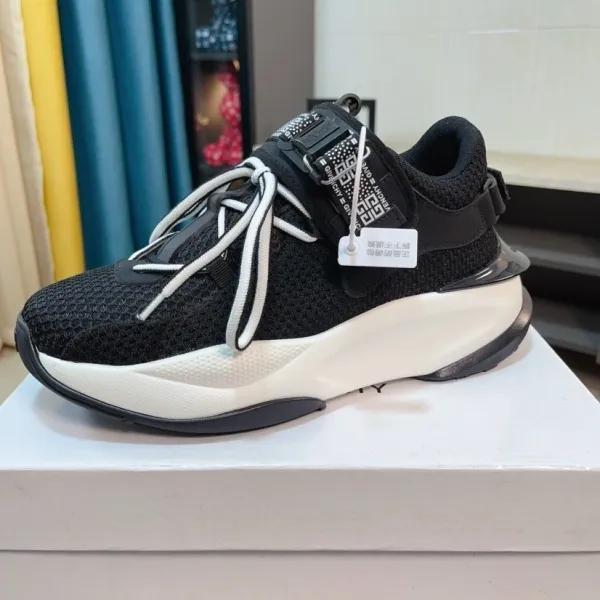 Givenchy Urban Runner Black and White Chunky Sneakers - 1