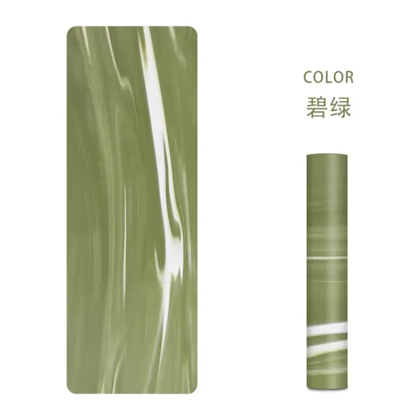 Design Marble Green Yoga Mat Activewear - 1