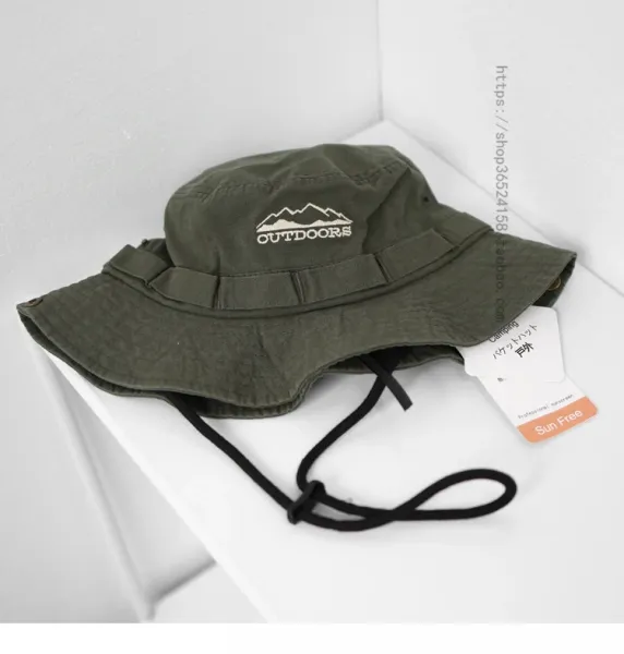 Design Outdoor Brand Bucket Hat Army Green Hats Bucket Hat - 11