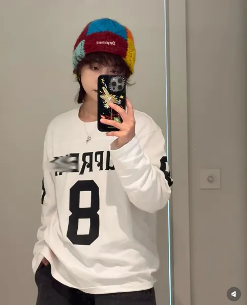 Supreme Football Jersey Black Gold Long-Sleeve Jersey - 8
