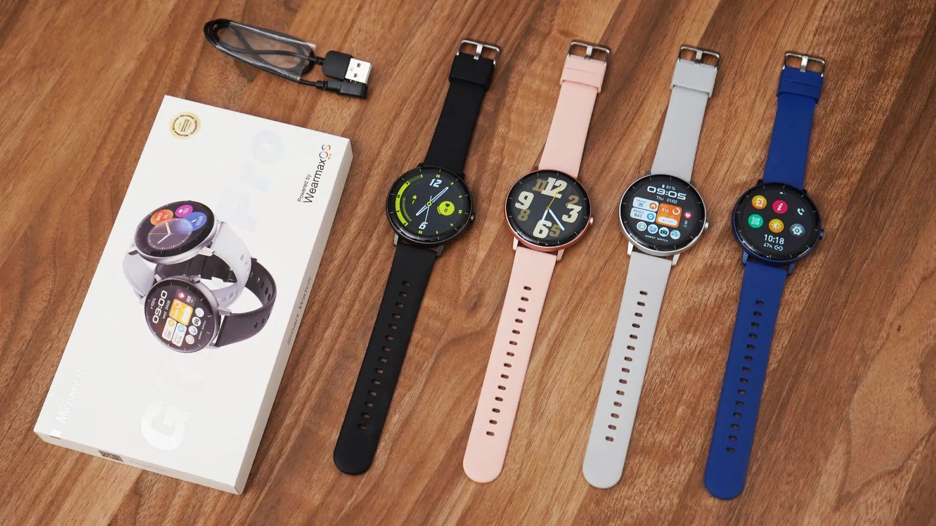 Design Smartwatch Black Fitness Tracker - 2