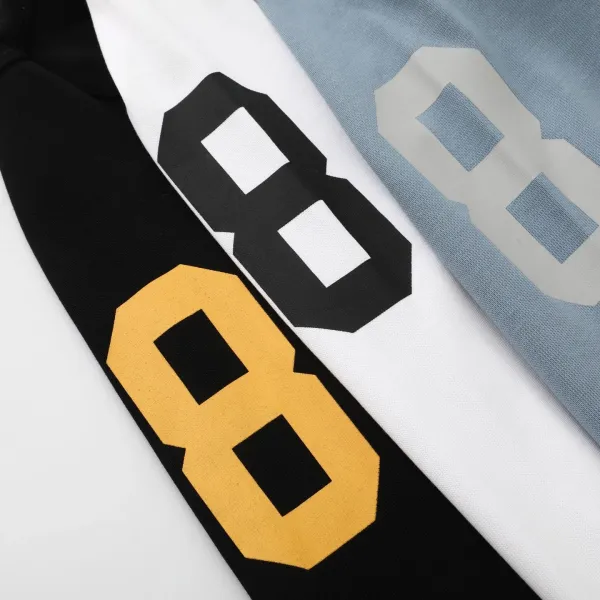 Supreme Football Jersey Black Gold Long-Sleeve Jersey - 24