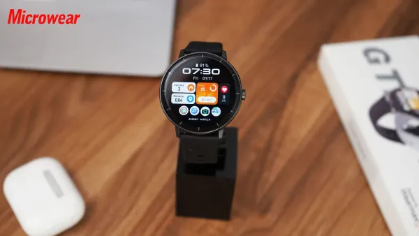 Design Smartwatch Black Fitness Tracker - 6