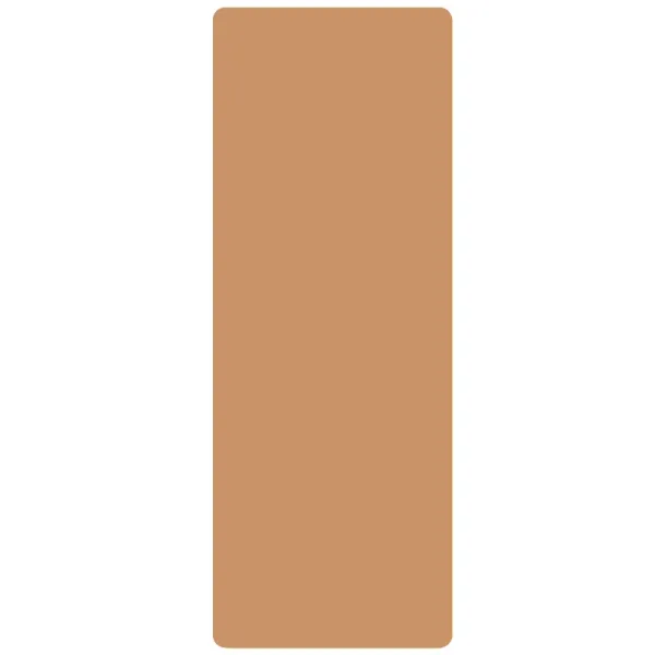 Design Solid Beige Rectangular Panel Clothing - 1