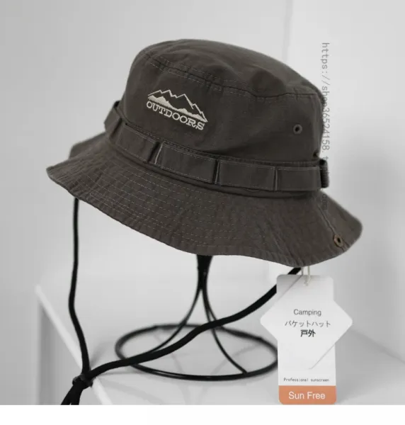 Design Outdoor Brand Bucket Hat Army Green Hats Bucket Hat - 16