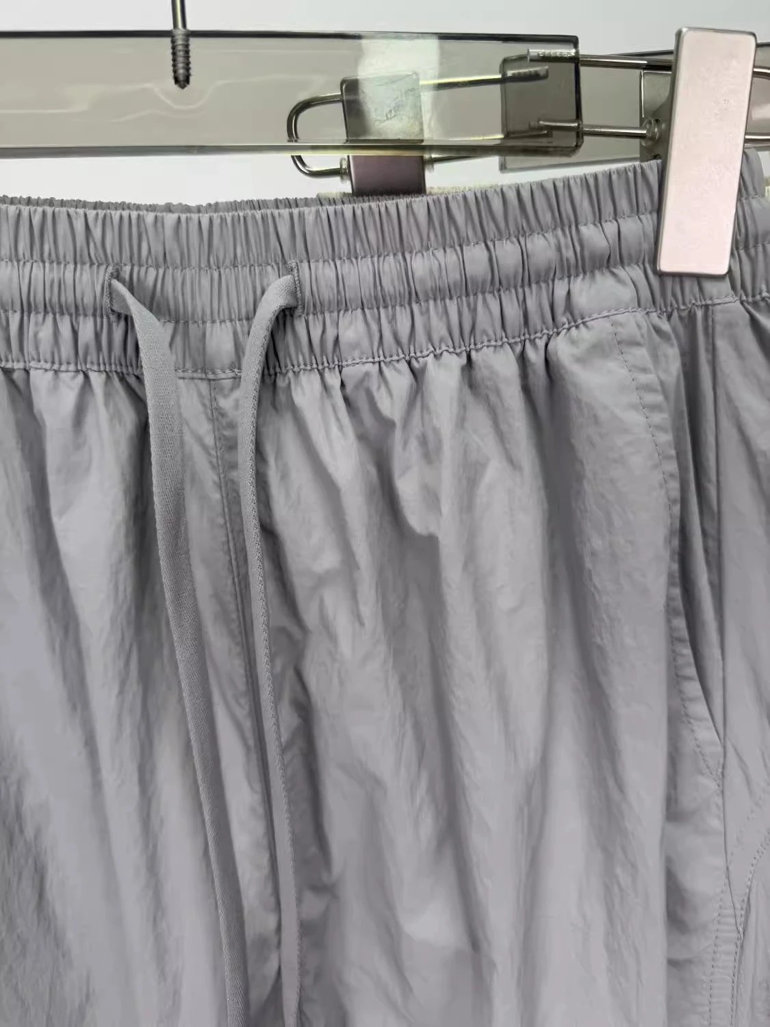 Design Utility Mesh-Panel Wide-Leg Pants Gray - 20