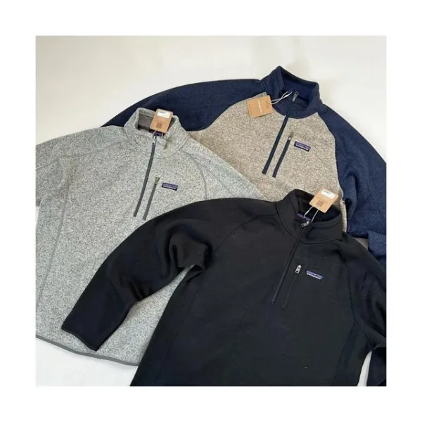 Patagonia Better Sweater Fleece 1 / 4-Zip Gray Outerwear - 19
