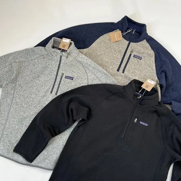 Patagonia Better Sweater Fleece 1 / 4-Zip Gray Outerwear - 27