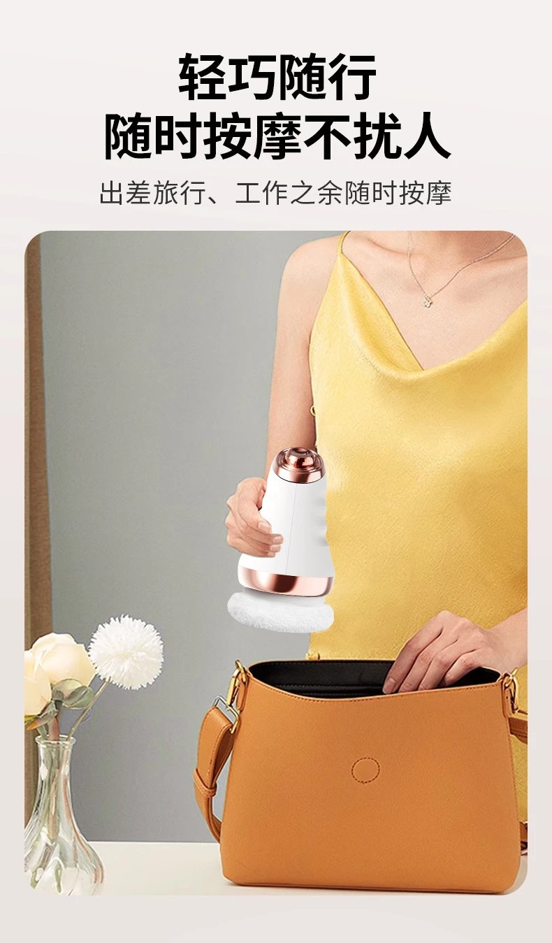Design Electric Body Massager White Rose Gold Electronics - 9