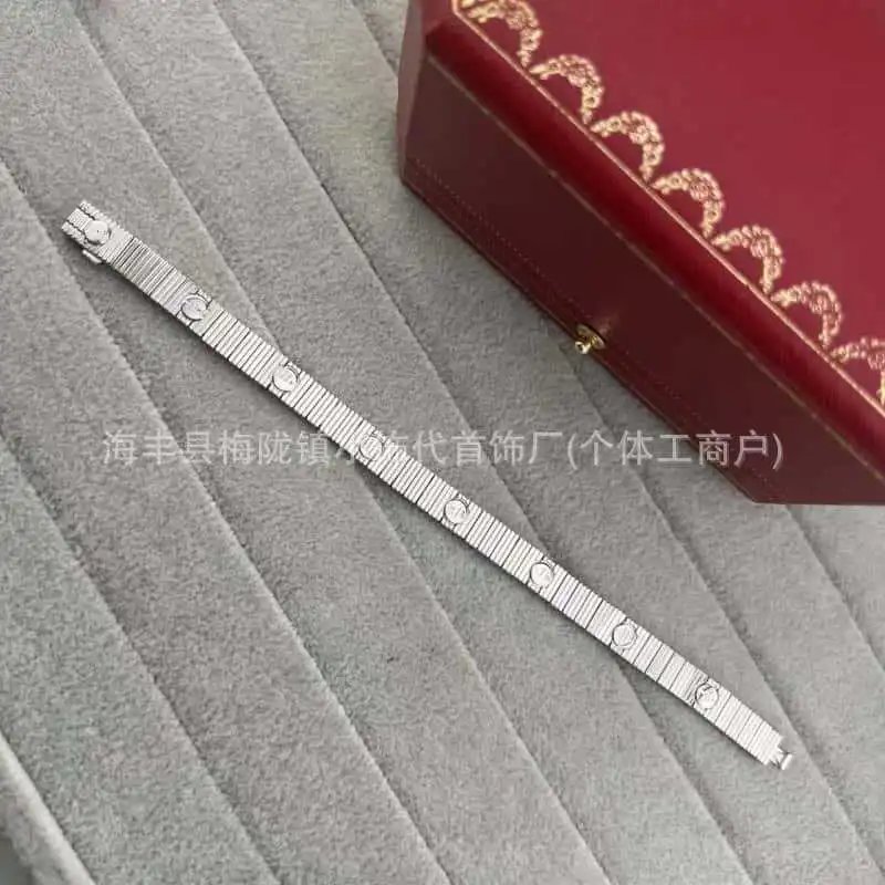 Gold Tone Silver Tone Ribbed Link Bracelet Classic