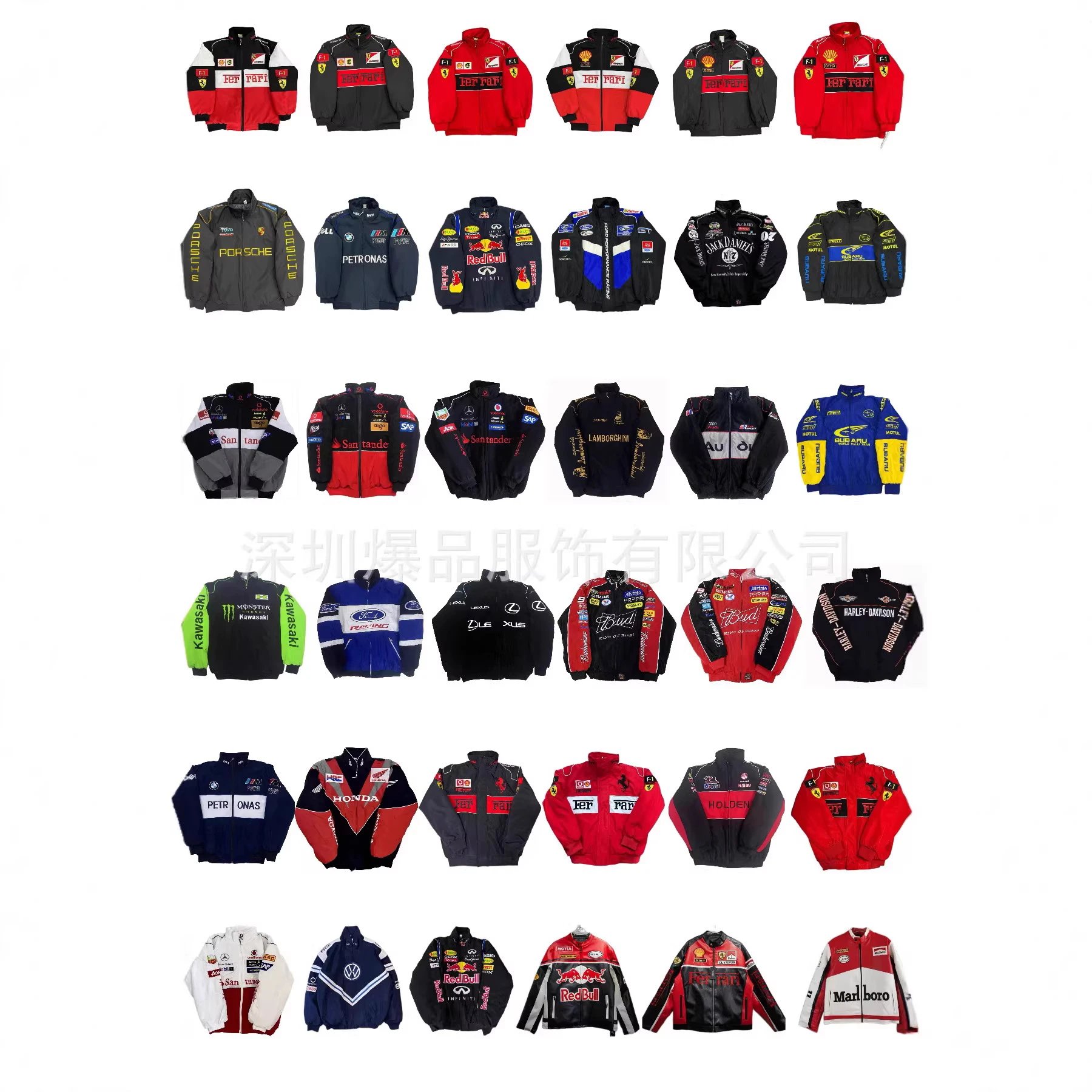 Design Ducati Racing Hoodie Black Hoodie - 5