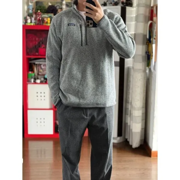 Patagonia Better Sweater Fleece 1 / 4-Zip Gray Outerwear - 13