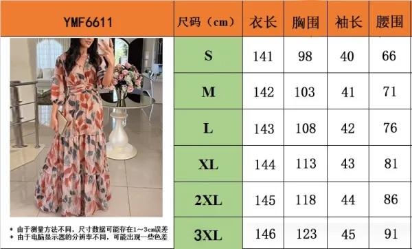 Design Floral Print V-Neck Tiered Maxi Dress in Olive Green and Pink - 4