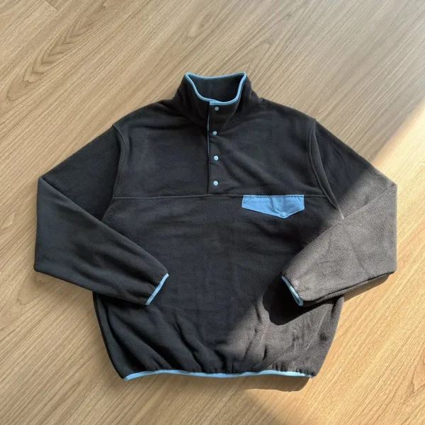 Patagonia Synchilla Snap-T Fleece Pullover Gray Tops - 29