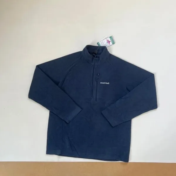 Design Fleece Zip-Up Jacket Navy Outerwear.jacket - 18