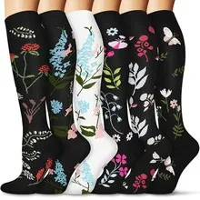 Design Cat-Themed Knee-High Socks Set Multicolor Socks - 28