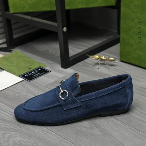 Gucci Horsebit Loafer Black Suede Loafers - 11