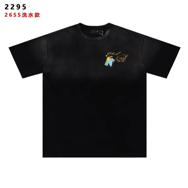Amiri Hollywood Washed Black T-Shirt - 10