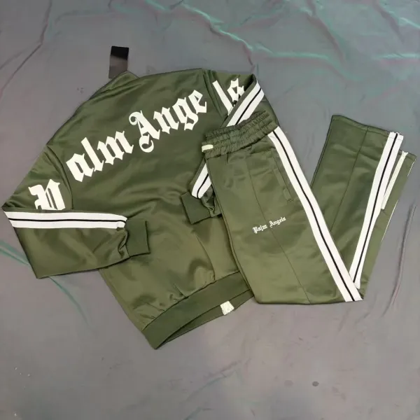 Palm Angels Track Jacket and Pants Set Sky Blue Tracksuit - 5