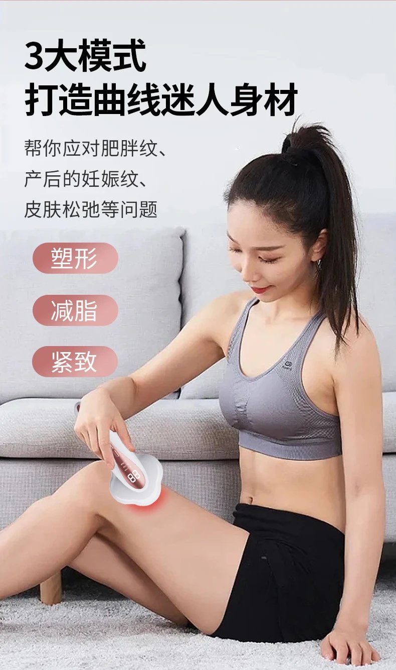 Design EMS Muscle Trainer Device White Rose Gold Electronics - 7