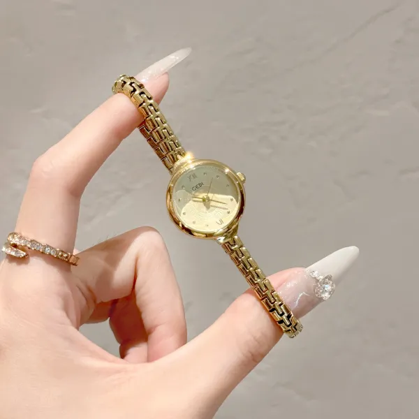 Design GEDI Gold-Tone Roman Numeral Dial Watch Watches - 1