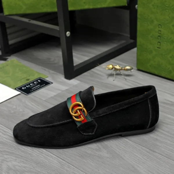 Gucci Horsebit Loafer Brown Suede Loafers - 4