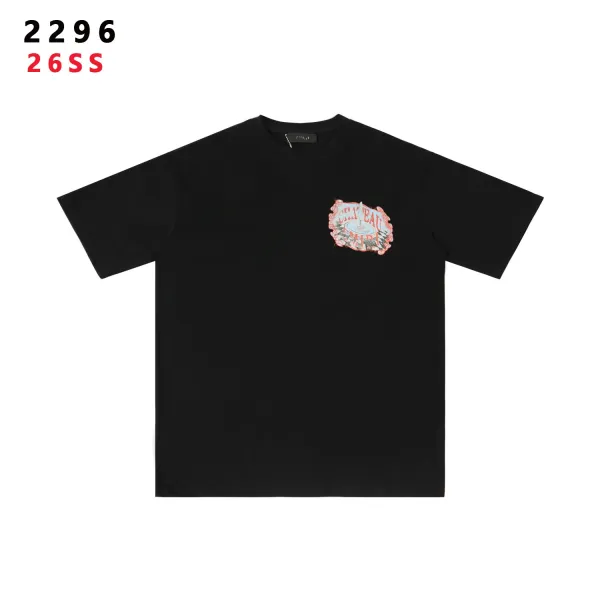 Amiri Chateau Print Beige T-Shirt - 9