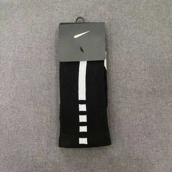 Nike Elite Crew Socks Black / White - 10