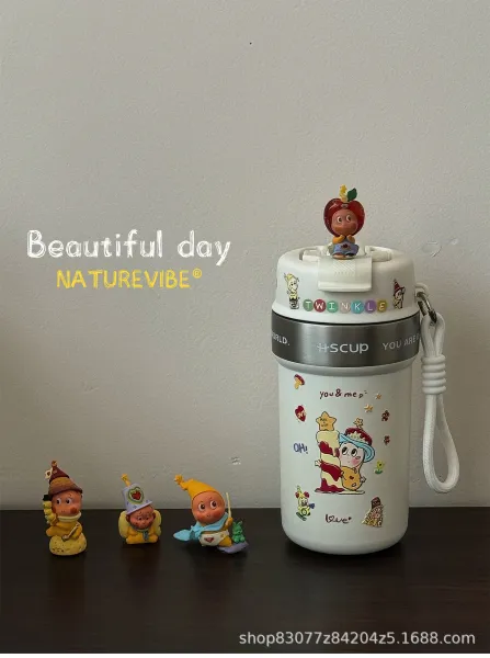 Design HSCUP x NATUREVIBE Twinkle Series Black Insulated Travel Mug Electronics - 3