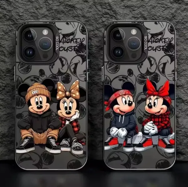 Design Disney Mickey and Minnie Streetwear Graphic Phone Case - 2