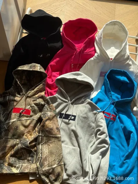 Design Box Logo Hoodie Pink Hoodie - 3