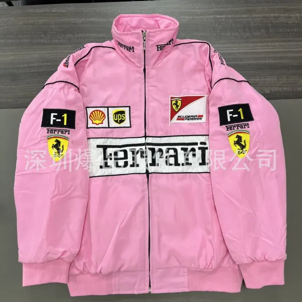 Design McLaren Mercedes-Benz F1 Team Inspired Racing Jacket Multicolor Outerwear - 30
