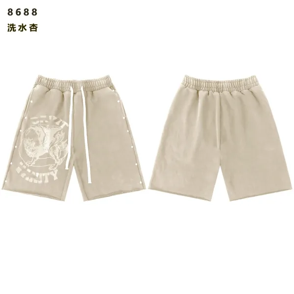 Design 8688 Washed Black Gray Shorts - 22