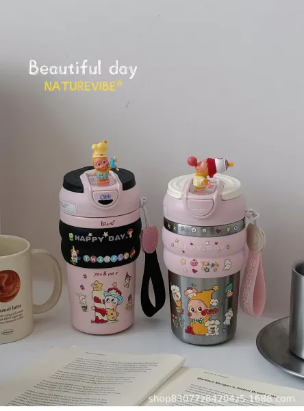 Design Twinkle x Custom Character Insulated Water Bottle Multicolor Electronics - 11