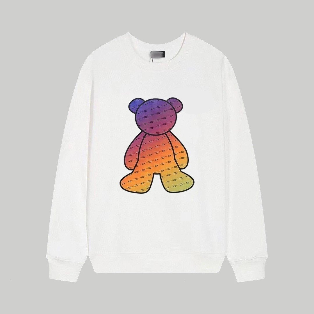 Balenciaga Logo Print White Black Crewneck Sweatshirt