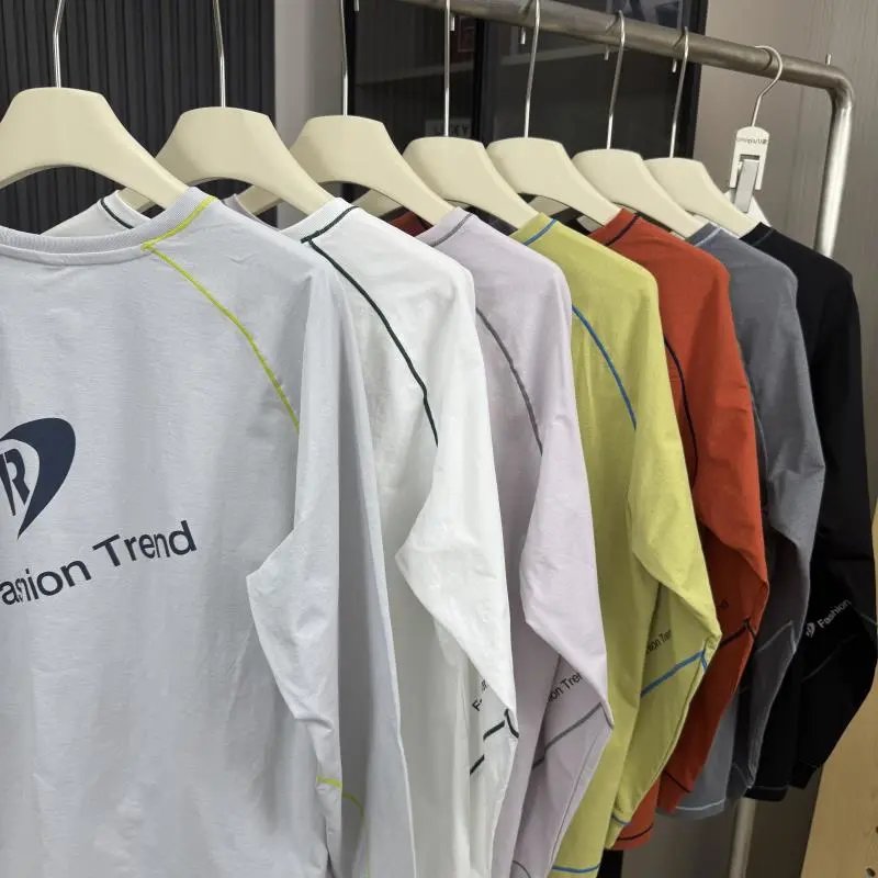 Fashion Trend Short Sleeve T-Shirt White Casual