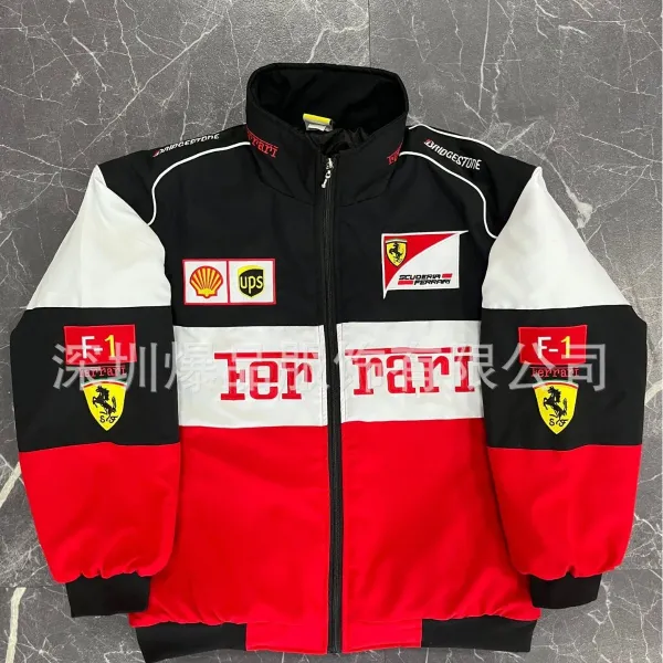 Design McLaren Mercedes-Benz F1 Team Inspired Racing Jacket Multicolor Outerwear - 29