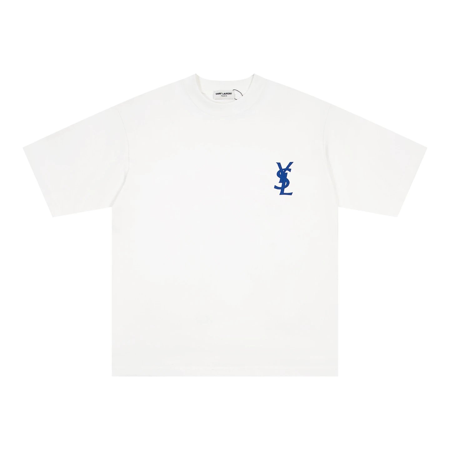 Saint Laurent Monogram Logo Black T-Shirt - 4