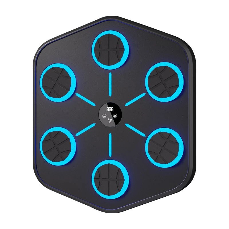 Smart Boxing Target Pad Black Hexagonal Bluetooth Training Device