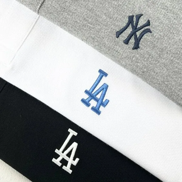 New Era MLB Team Polo Black / Gray / White Polo Tops Polo - 21
