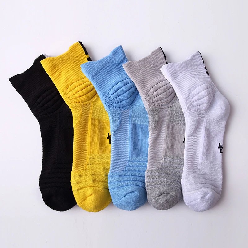 Carnation Sports Basketball Socks Yellow Performance