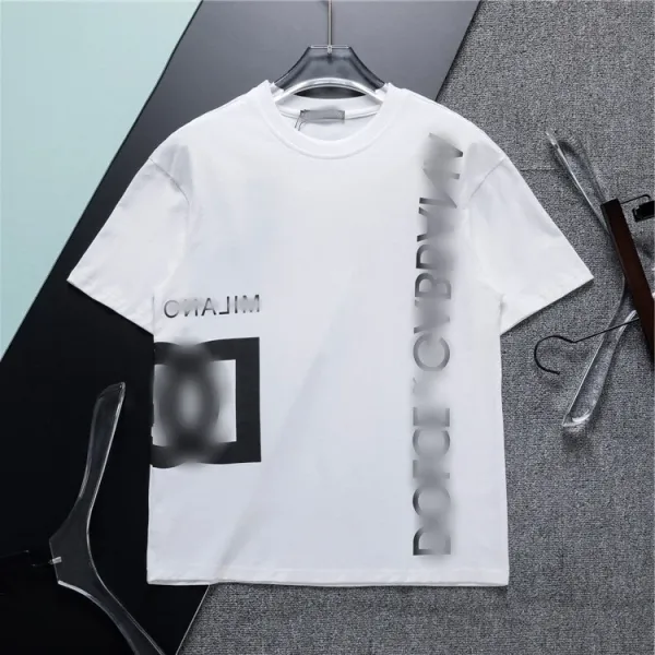 Dolce & Gabbana Milan Graphic Print White T-Shirt - 1