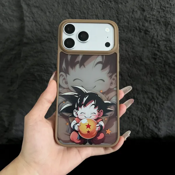 Design Dragon Ball Z Chibi Goku Phone Case Beige Phone Case - 6