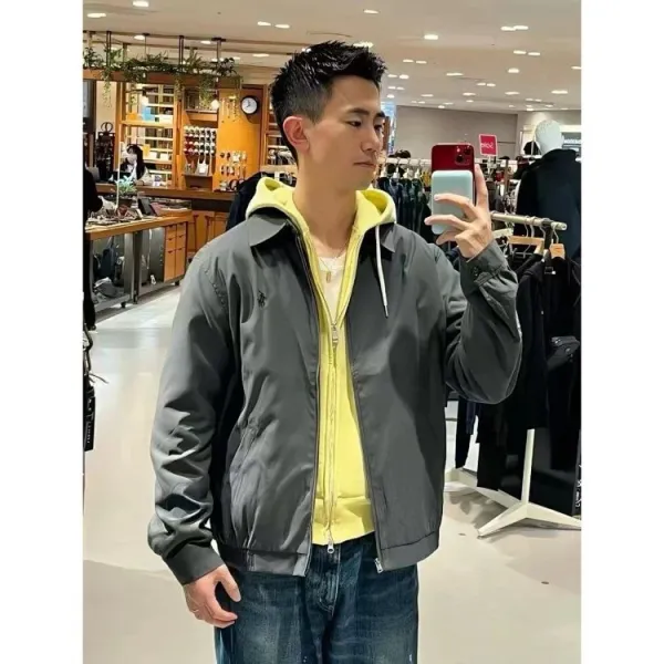 Polo Ralph Lauren Windbreaker Gray Outerwear - 6