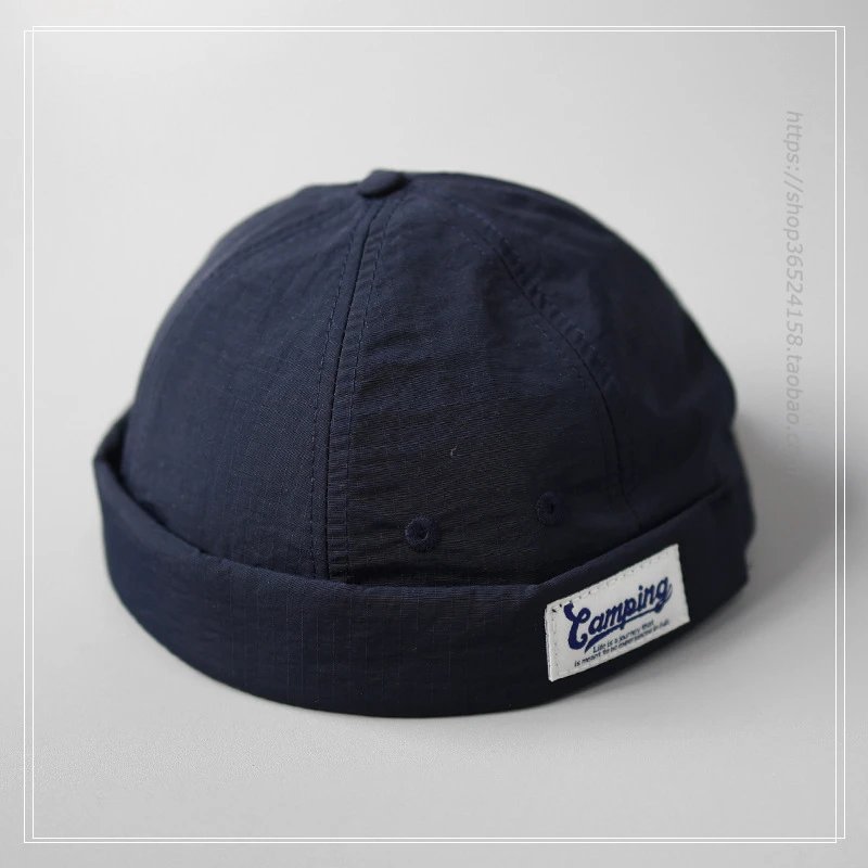 Design Camping Cap Navy Blue Fisherman Hat Hats