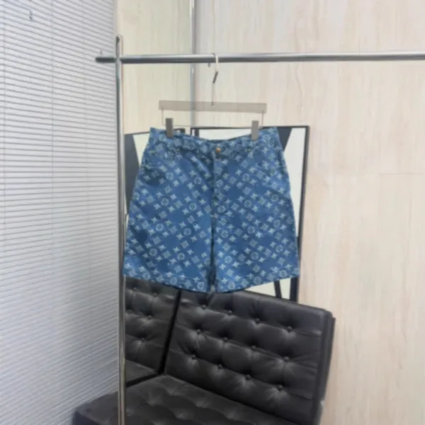 Louis Vuitton Monogram Denim Shirt Blue - 6